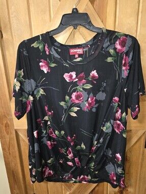 Downing Studio Womens Short Sleeve Shirt ..2x